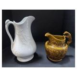 G. Green & Co. Pitcher & Ironstone Pitcher.