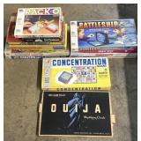Board Games, Ouija, Battleship, Clue.