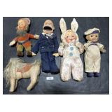 Vintage Toys, Composition Sailor Doll, Puppet.