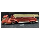 Nylint Pressed Steel Aerial HookNLadder Firetruck