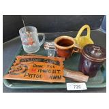 Beer Advertising Mig, Ceramic Mug, Jar & Dish.