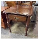 Traditional Style Maple End Table.