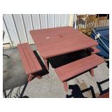 Wooden Picnic Table.