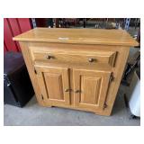 Blonde Oak Cabinet.