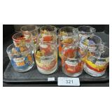 12 Garfield Character Glasses McDonaldï¿½s Mugs.