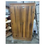 Vtg Maple Armoire.