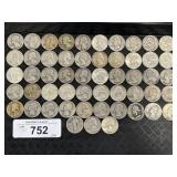 90% Silver Quarters, Walking Liberty, Washington