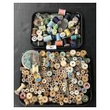 Sewing Notations, Thread, Spools, Needles.