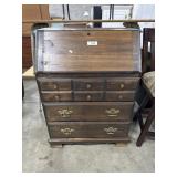 Slant Front Pine Chest of Drawers.