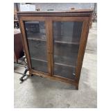 Vtg Maple Cabinet.