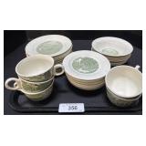 Pastoral Transferware Dinnerware.