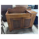 Primitive Mahogany Dry Sink.