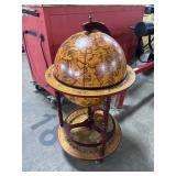 Vtg Italian-Style Globe Bar Cabinet.