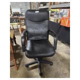 Black Faux Leather High Back Executive Office