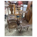 (5) Vtg Side Chairs.