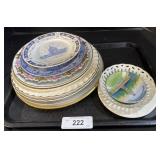 Gettysburg PA Souvenir Plates.
