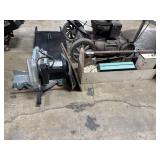 Delta Miter Saw, Wooden Tool Box.