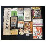Ephemera, Hunting Licenses, Taxidermy Books.