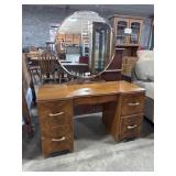 Vtg ArtDeco Waterfall Style Vanity.