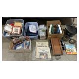 Toleware, Coal Bucket, Coasters, Bleacher Seats.