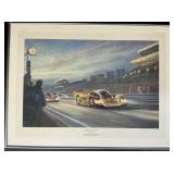 Autographed & Signed Print Of Andrettis At Le Mans