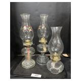 3 Oil Lamps.