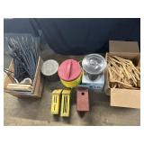 Stockpot, Clothes Hangers, Birdhouse & Feeders.