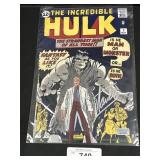Stan Lee Autographed Incredible Hulk Photo Card,