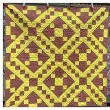 Hand Seen Crib Quilt.