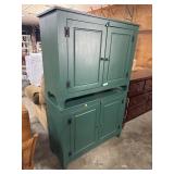 (2) Rustic Pine Cabinets.