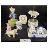 Animal Figures, Clock, S&P Shakers, Goebel.