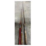 (3) Vtg Deep Sea Fishing Rods.