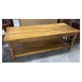 Slatted Maple Coffee Table.