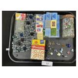 Cat Eye, Luster Marbles, Glass Animals, Matchboxes