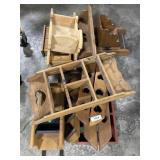 (10) Cutout Heart Wall Hanging Shelves,