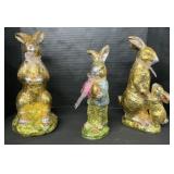Easter Rabbit Statues.