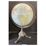 Replogle Land And See Globe W/ Claw Foot Base.