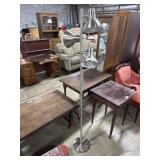 Brushed Nickel Floor Lamp.