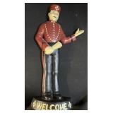Cast Iron Bell Boy Doorstop.