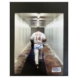 Autographed Pete Rose Photograph.