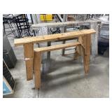 (4) Wooden SawHorses.