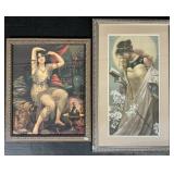 Art Nouveau Style Lithograph & Print.