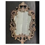 Syracuse Ornamental Syroco Wood Mirror.