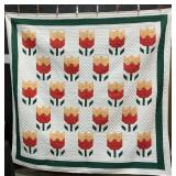 Tulip Pattern Quilt.
