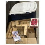 Home Interiors Glass, Ornaments, Storage Tote.