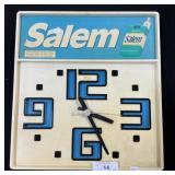 Advertising Salem Clock.