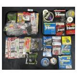 Fishing Supplies, Line, Bait, Hooks.