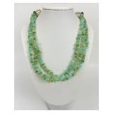 Desiree Yellowhorse Jadeite Chip Necklace.