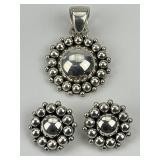3pc Sterling Silver Little Yellowhorse Jewelry.
