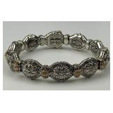 18KT Gold & Sterling Silver Konstantino Bracelet.
